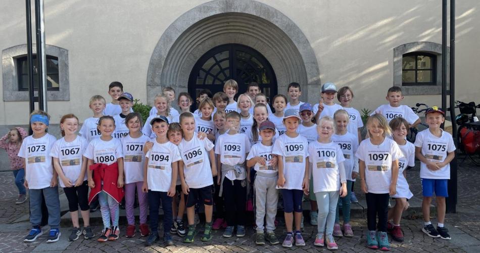 Gruppenbild beim Rotary Lauf 