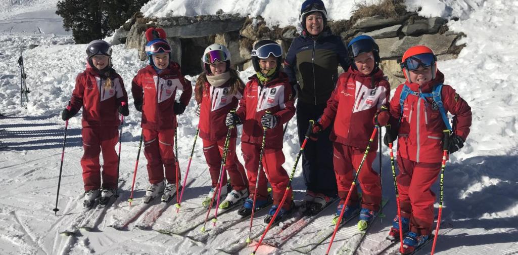 Gruppe mit ihrer Begleitperson